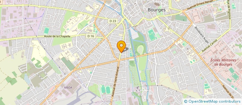 localisation de l'entreprise ARTISANS DU VIEUX BOURGES à BOURGES