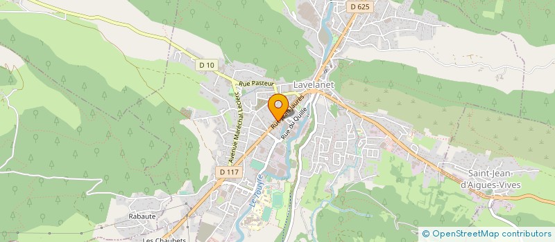 localisation de l'entreprise ARTISANS EN ACTION à LAVELANET