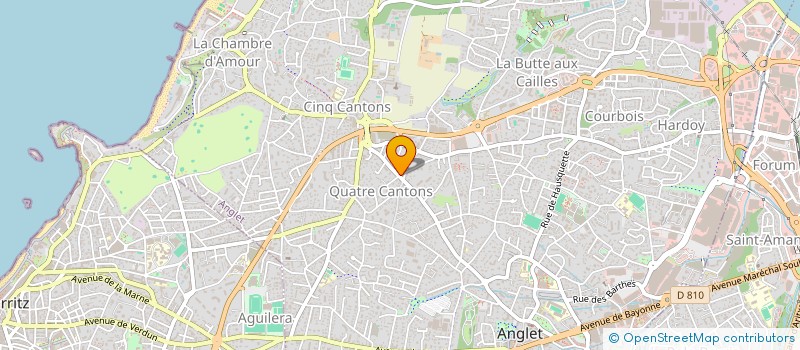 localisation de l'entreprise ARTISANS ET AMBASSADEURS à ANGLET