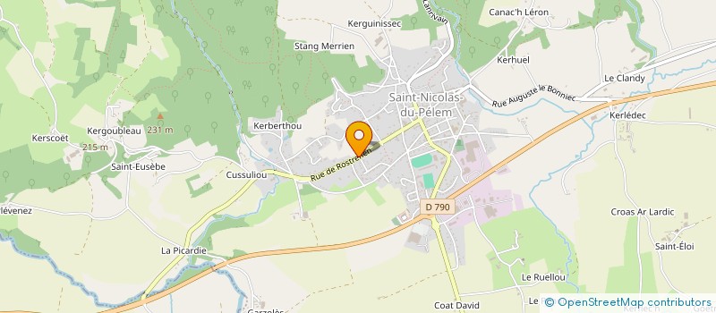 localisation de l'entreprise ARTISANS ET COMMERCANTS AUTOUR DU PELEM à CANIHUEL