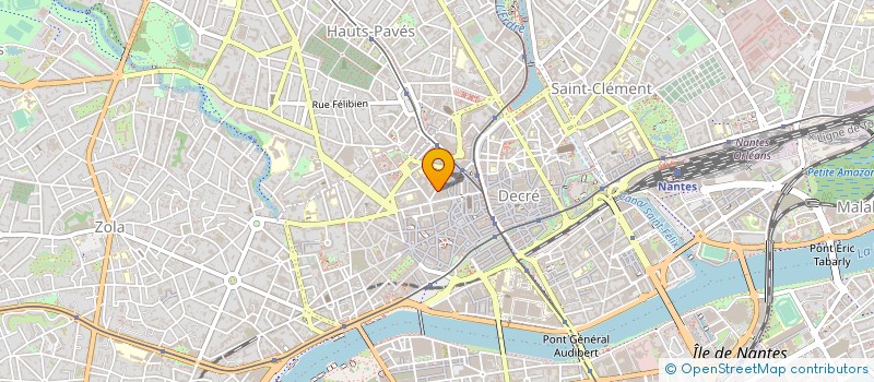 localisation de l'entreprise ARTISANS ET TERROIRS DIFFUSIONS à NANTES