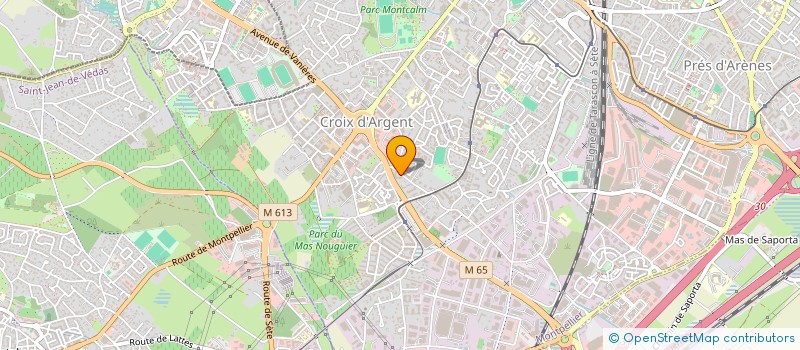 localisation de l'entreprise ARTISANS FACADES à MONTPELLIER