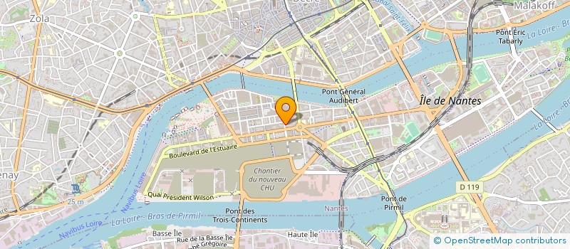 localisation de l'entreprise ARTISANS INFORMATIQUE à NANTES