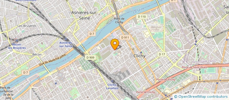 localisation de l'entreprise ARTISANS LIBRES à CLICHY