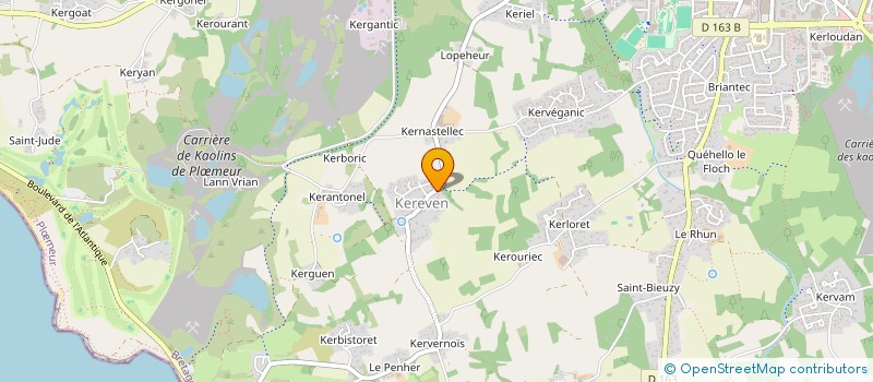 localisation de l'entreprise ARTISANS NETWORK 56 à PLOEMEUR