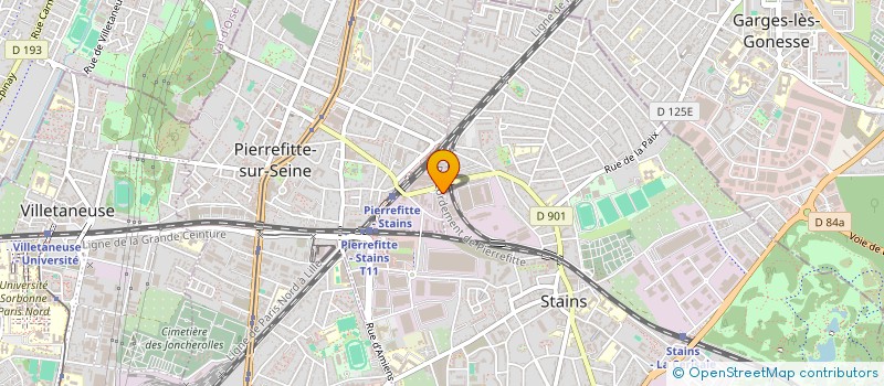 localisation de l'entreprise ARTISANS PARISIENS à PIERREFITTE-SUR-SEINE