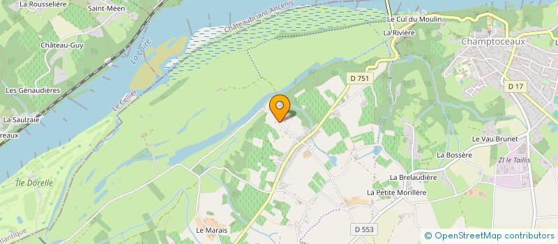 localisation de l'entreprise ARTISANS PLATRIERS PAYS LOIRE - A2PDL à OREE-D'ANJOU