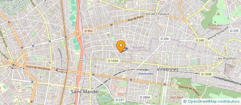 localisation de l'entreprise ARTISANS PLOMBIERS DE PARIS à MONTREUIL