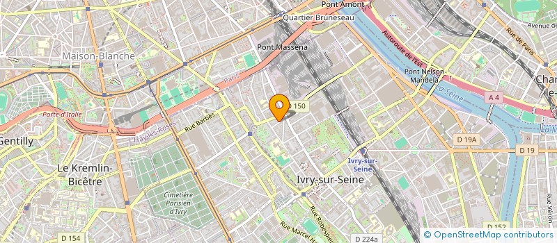 localisation de l'entreprise ARTISANS POSEURS ECO à IVRY-SUR-SEINE