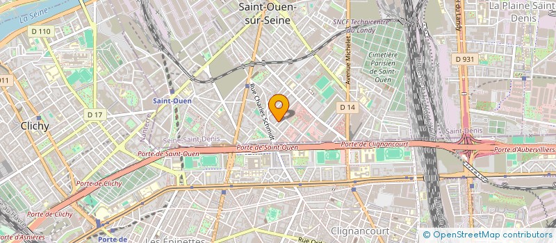 localisation de l'entreprise ARTISANS PRESTIGE PLUS à SAINT-OUEN-SUR-SEINE