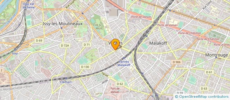 localisation de l'entreprise ARTISANS PRO ET ASSOCIES à VANVES