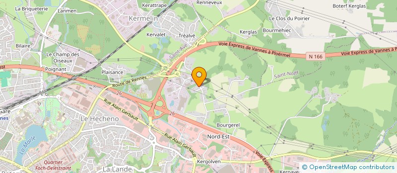 localisation de l'entreprise ARTISANS QUALIFIES MORBIHANNAIS à VANNES