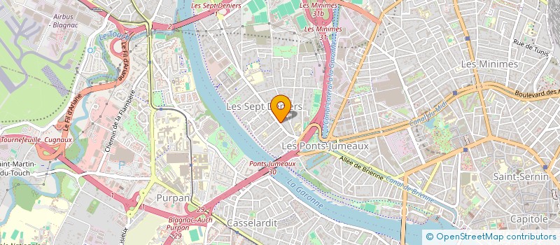 localisation de l'entreprise ARTISANS VIGNERONS DIFFUSION à TOULOUSE