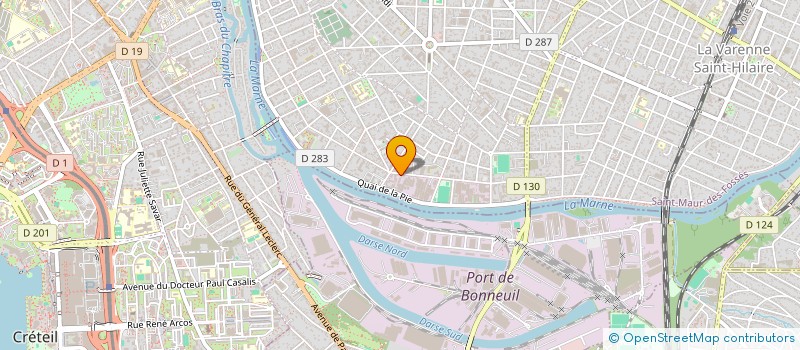 localisation de l'entreprise ARTISANSCI à SAINT-MAUR-DES-FOSSES