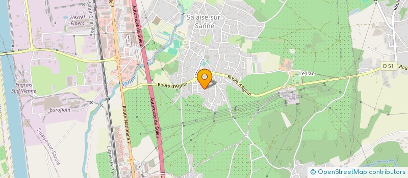 localisation de l'entreprise ARTISANSDIRECT  SALAISE-SUR-SANNE