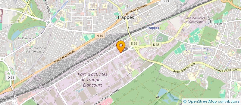 localisation de l'entreprise ARTISBAT  TRAPPES