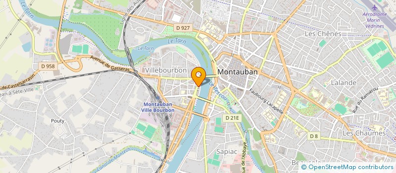 localisation de l'entreprise ARTISENT  MONTAUBAN
