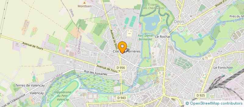 localisation de l'entreprise ARTISIA à CHATEAUROUX