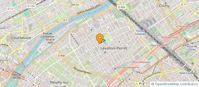 localisation de l'entreprise ARTISIMO à LEVALLOIS-PERRET