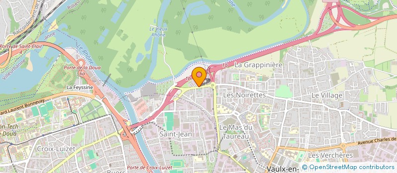 localisation de l'entreprise ARTISOL à VAULX-EN-VELIN