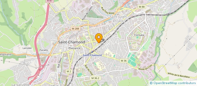 localisation de l'entreprise ARTISOL  SAINT-CHAMOND