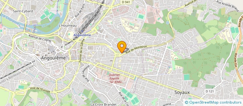 localisation de l'entreprise ARTISRENOV à ANGOULEME