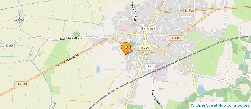 localisation de l'entreprise ARTISSE IMMOBILIER  LEZOUX