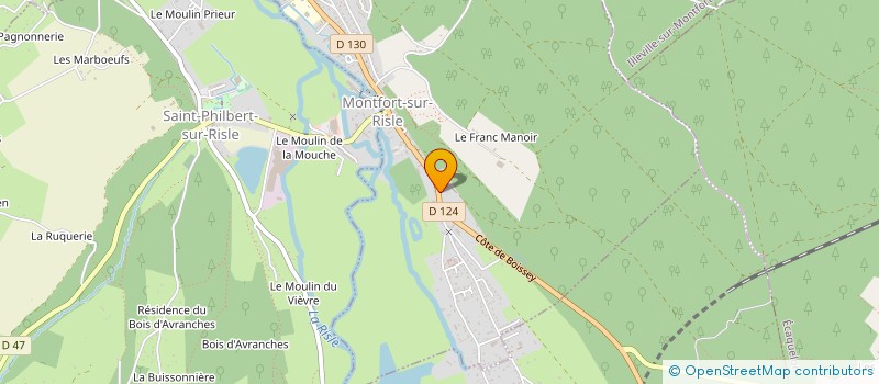 localisation de l'entreprise ARTIST'IMPRIM  MONTFORT-SUR-RISLE