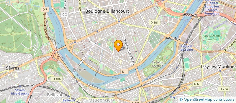 localisation de l'entreprise ARTIST MERCHANDISING PROMOTION à BOULOGNE-BILLANCOURT