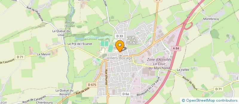 localisation de l'entreprise ARTIST'O CHIEN  VILLERS-BOCAGE