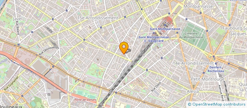 localisation de l'entreprise ARTISTE CREATEURS CULTUREL ECON SOCIAL à PARIS