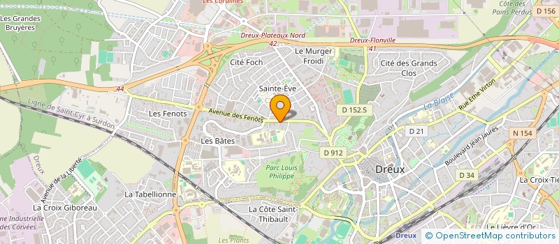localisation de l'entreprise ARTISTE INVITE à DREUX