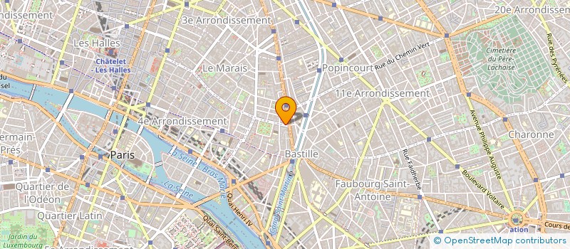 localisation de l'entreprise ARTISTE ORIGINAL à PARIS