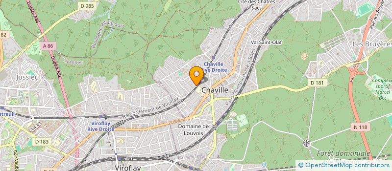 localisation de l'entreprise ARTISTELLAR à CHAVILLE