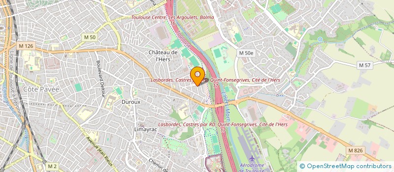 localisation de l'entreprise ARTISTENCOR à TOULOUSE