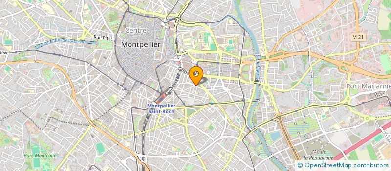 localisation de l'entreprise ARTISTEOS à MONTPELLIER