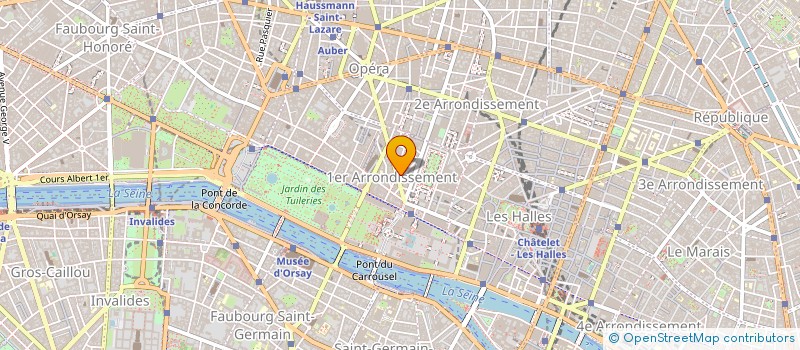 localisation de l'entreprise ARTISTES & CIE à PARIS