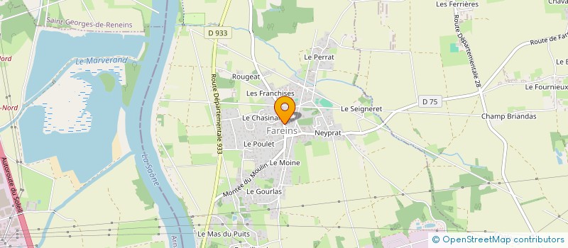 localisation de l'entreprise ARTISTES & CIE à FAREINS
