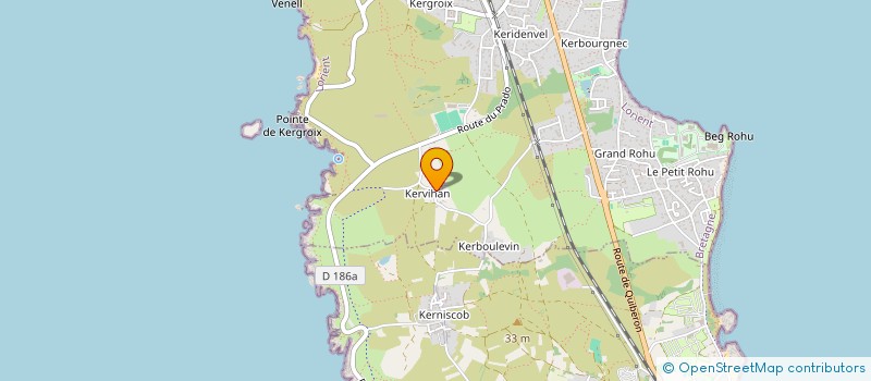 localisation de l'entreprise ARTISTES DE LA PRESQU ILE DE QUIBERON (APIC)  SAINT-PIERRE-QUIBERON