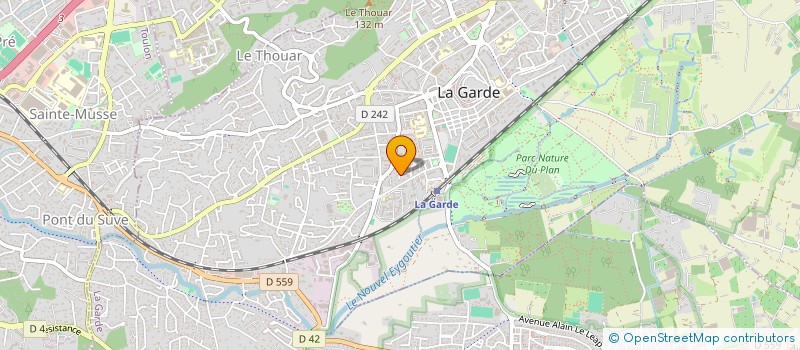 localisation de l'entreprise ARTISTES DE PROVENCE ET MEDITERRANEE à LA GARDE
