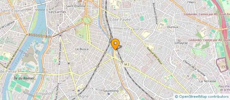 localisation de l'entreprise ARTISTES DE RUE à TOULOUSE