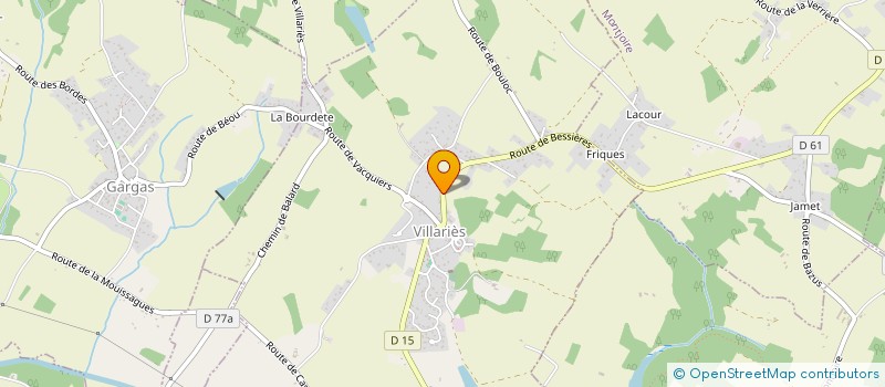 localisation de l'entreprise ARTISTES EN HERBE  GRAGNAGUE