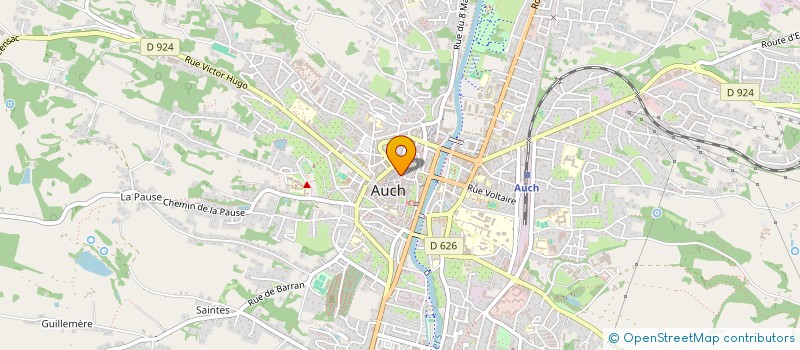 localisation de l'entreprise ARTISTES ET AMATEURS D'ART DU GERS à AUCH