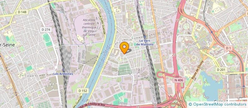 localisation de l'entreprise ARTISTES ET DIFFUSION à ALFORTVILLE
