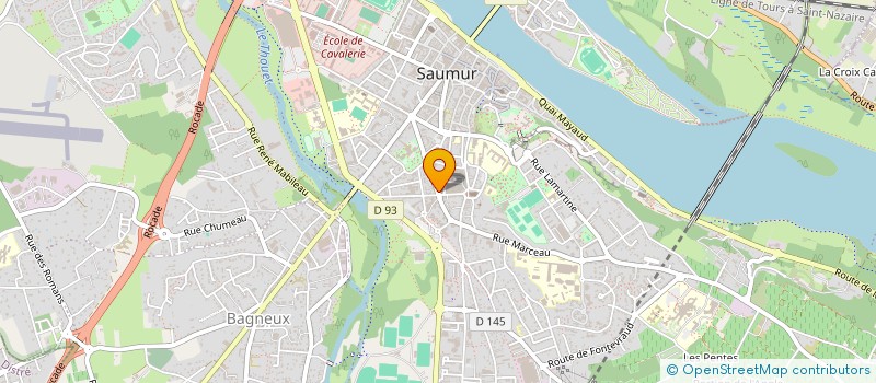 localisation de l'entreprise ARTISTES EVENT FRANCE à SAUMUR
