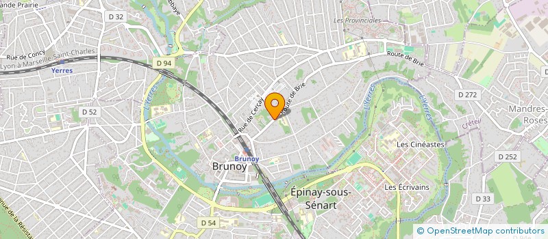localisation de l'entreprise ARTISTES INTERDISCIPLINAIRES REUNIS à BRUNOY