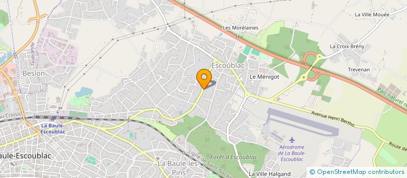 localisation de l'entreprise ARTISTES LA BAULE à LA BAULE-ESCOUBLAC