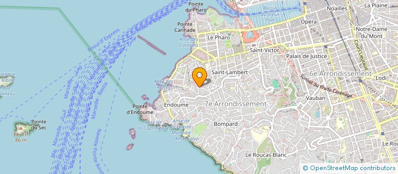 localisation de l'entreprise ARTISTES MARSEILLE MEDITERRANEE à MARSEILLE