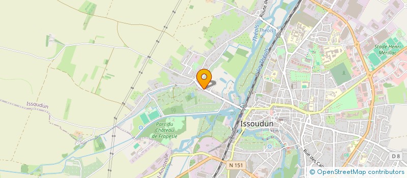localisation de l'entreprise ARTISTES-PEINTRES à ISSOUDUN