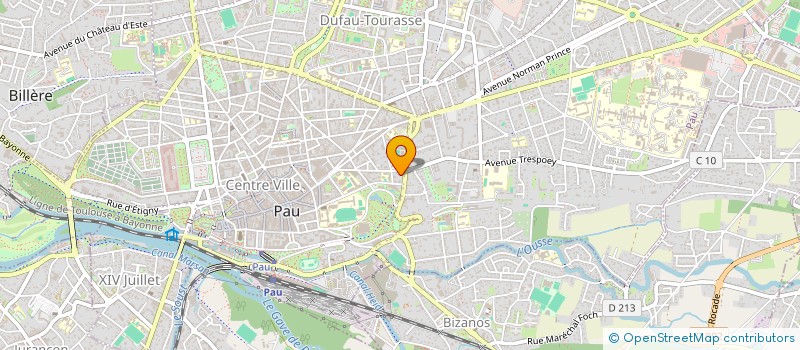 localisation de l'entreprise ARTISTES PEINTRES INDEPENDANTS à PAU